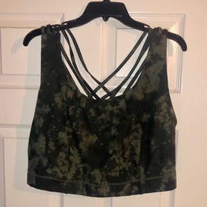 TORRID Green Tie-Dye Sports Bra